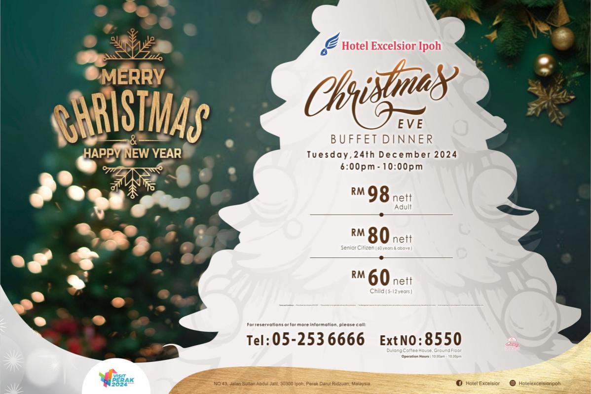 Top 8 Best Christmas Dinner Buffets in Ipoh 2024 13 Hotel Excelsior Ipoh 1