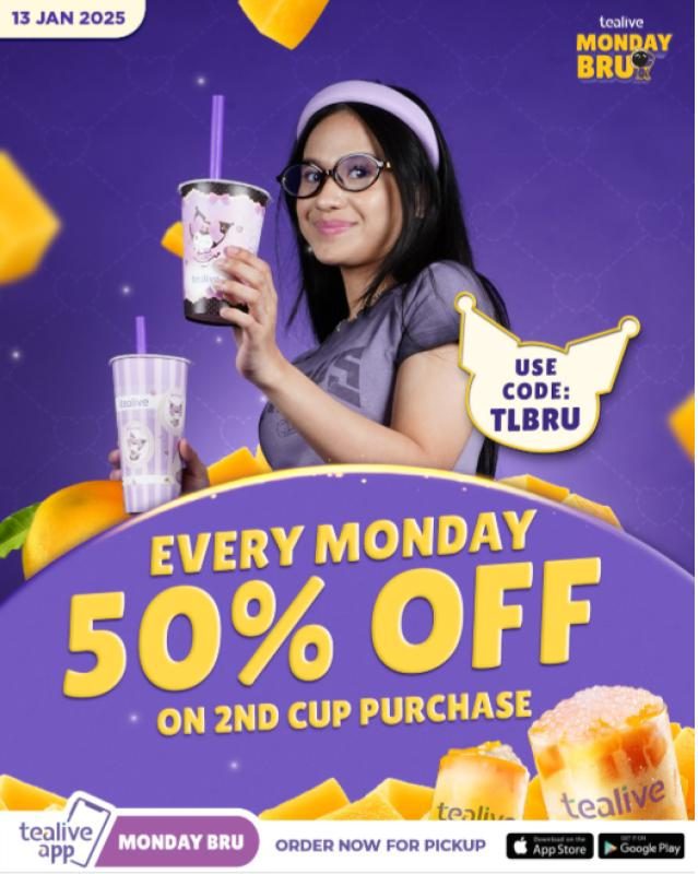 Sip More, Save More: Get 50% Off Your 2nd Cup at Tealive! 1 Sip More Save More Get 50 Off Your 2nd Cup at Tealive 2 e1737527034234