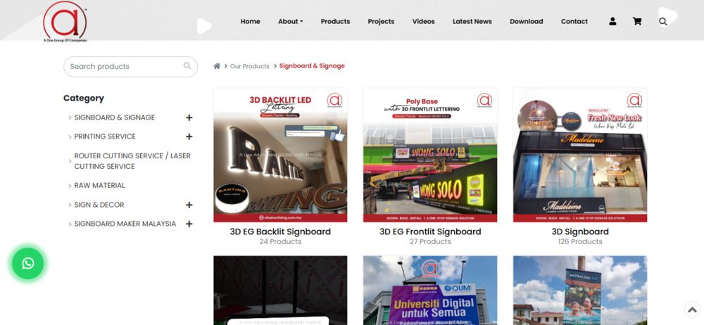 Top 10 Best Signage Makers in Malaysia 2026 5 A One Advertising Malaysia