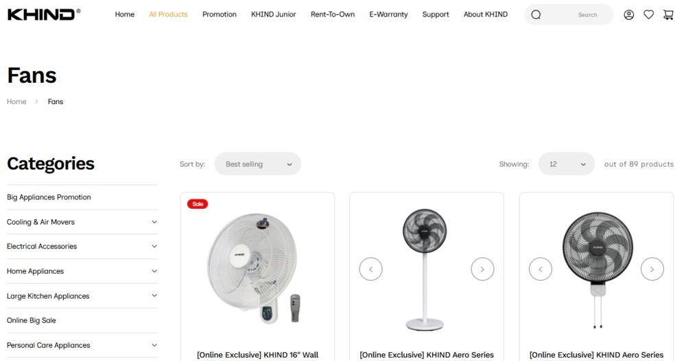 Top 10 Ceiling Fan Manufacturer in Malaysia 2026 11 Khind Malaysia