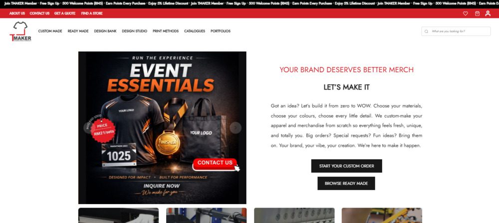 Top 10 Best T-Shirt Printing Services in Malaysia 2026 5 TMaker Malaysia