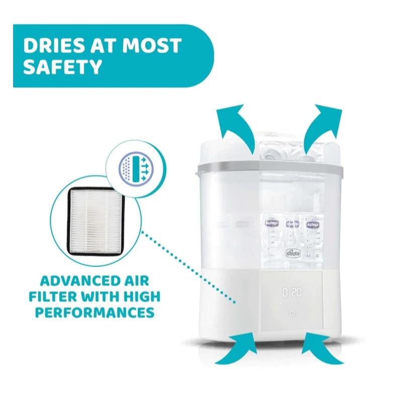 Top 8 Baby Bottle Sterilisers in Malaysia 2026 12 Chicco Advanced Steriliser & Dryer