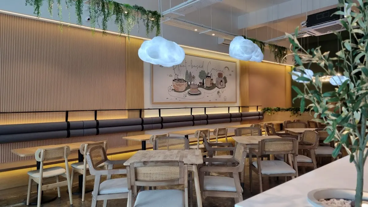 Top 10 Vegetarian Restaurants in Penang 2026 8 Brown Poodle vegan cafe Tanjung Tokong Penang vegan burger mylk coffee