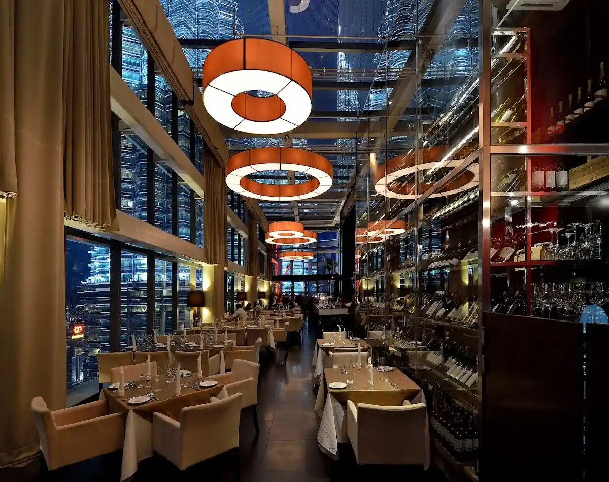 Top 10 Rooftop Bars in KL & Selangor 2026 4 Marini's on 57 Kuala Lumpur rooftop bar eye level Petronas Twin Towers
