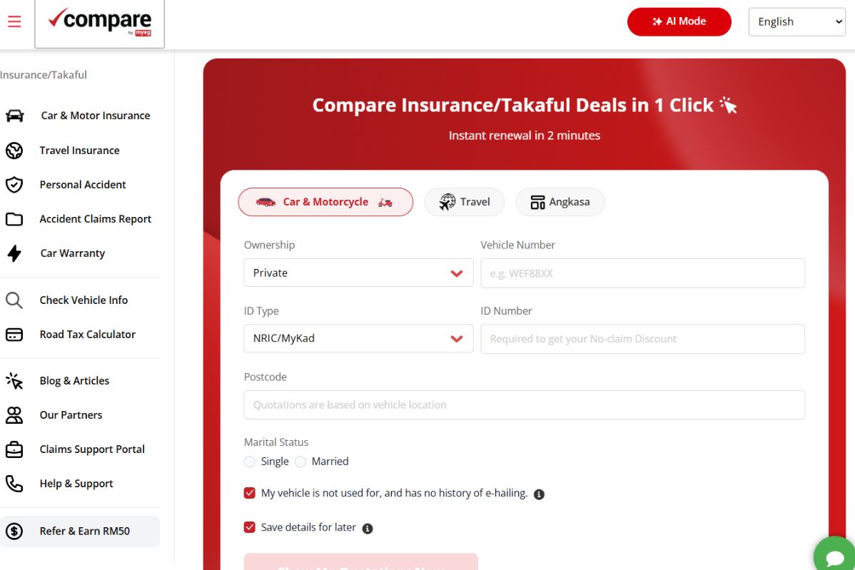 Top 7 Car Insurance Renewal Providers in Malaysia 2026 4 Compare by MYEG