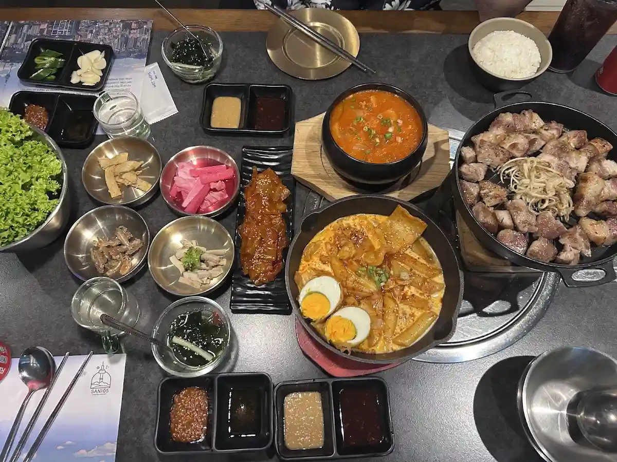 Top 10 Korean Food in Melaka 2026 3 SAN105 Korean BBQ Restaurant Dataran Pahlawan Melaka grilled meat