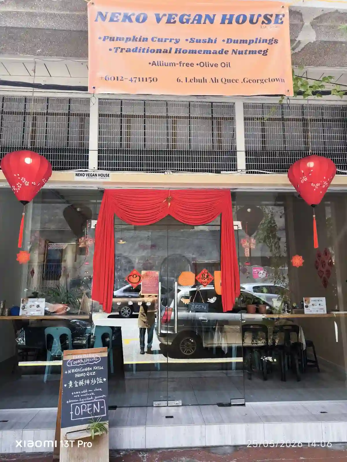 Top 10 Vegan Restaurants in Penang 2026 5 Neko Vegan House George Town Penang fusion vegan cafe