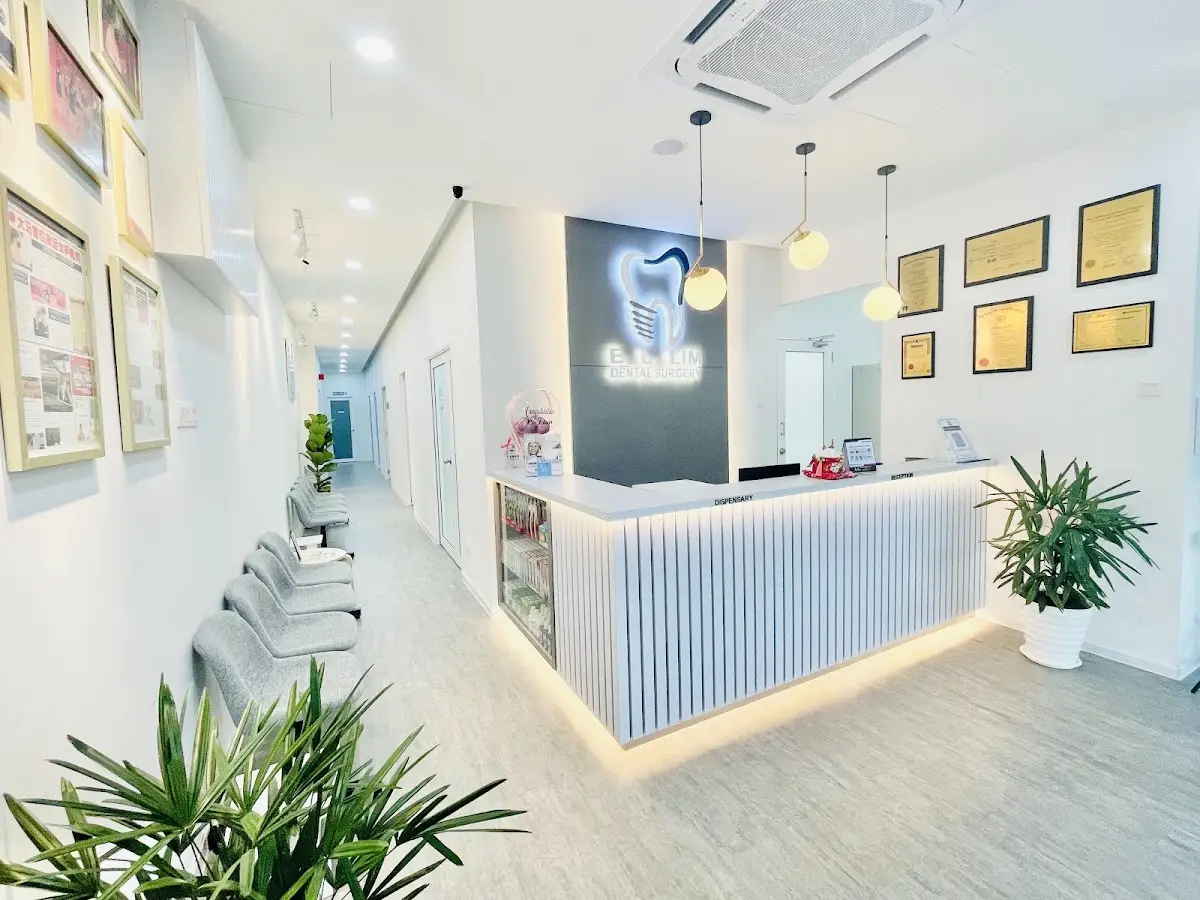 Top 16 Dental Clinics in KL & Selangor 2026 17 E.L. Lim Dental Surgery Ellim reception in Bandar Baru Sri Petaling Kuala Lumpur tooth implant and aesthetic dental clinic